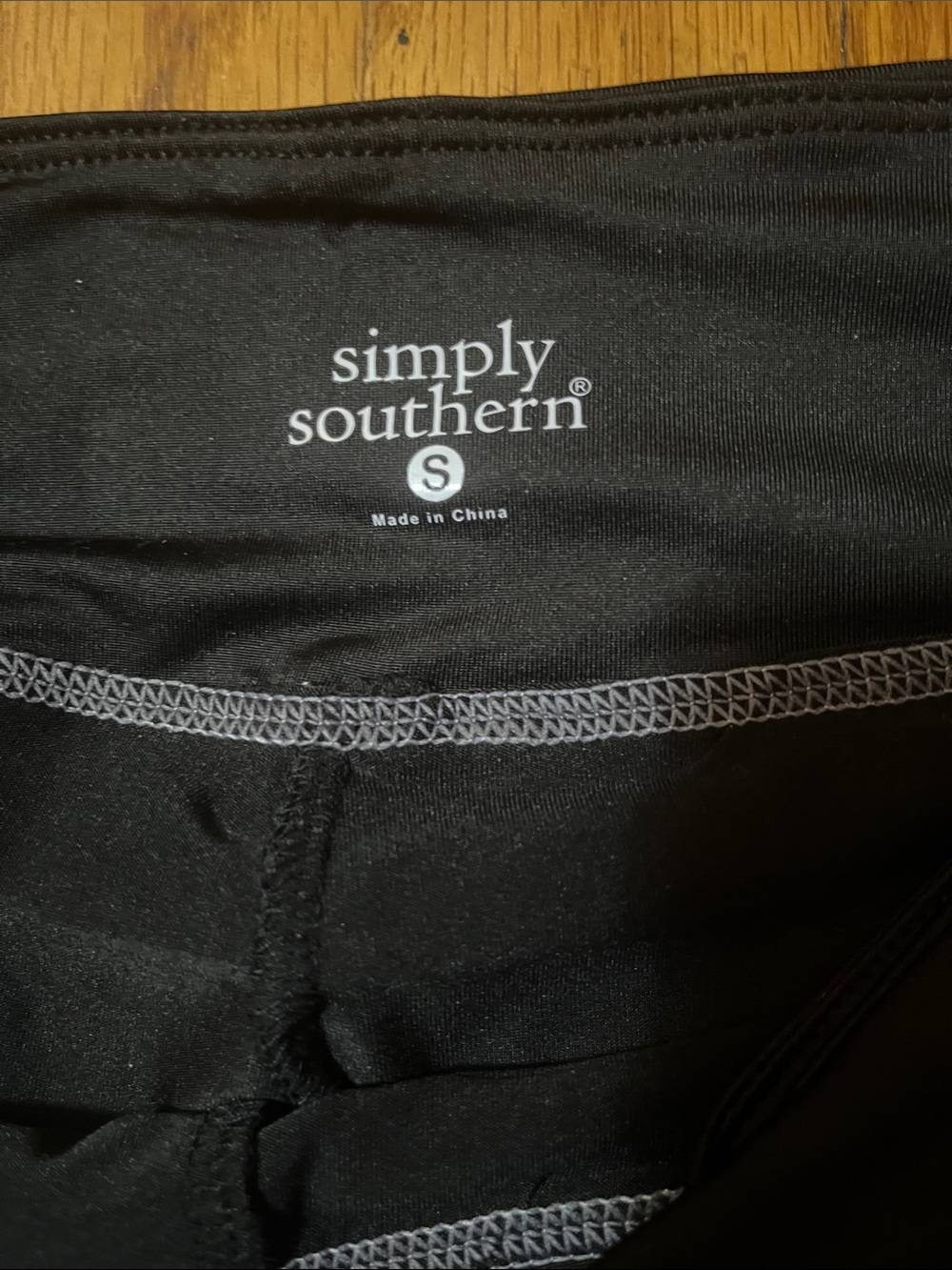 Simply Southern Women’s Athletic Skorts with Black Waistband and Trim Size Small - Picture 2 of 11